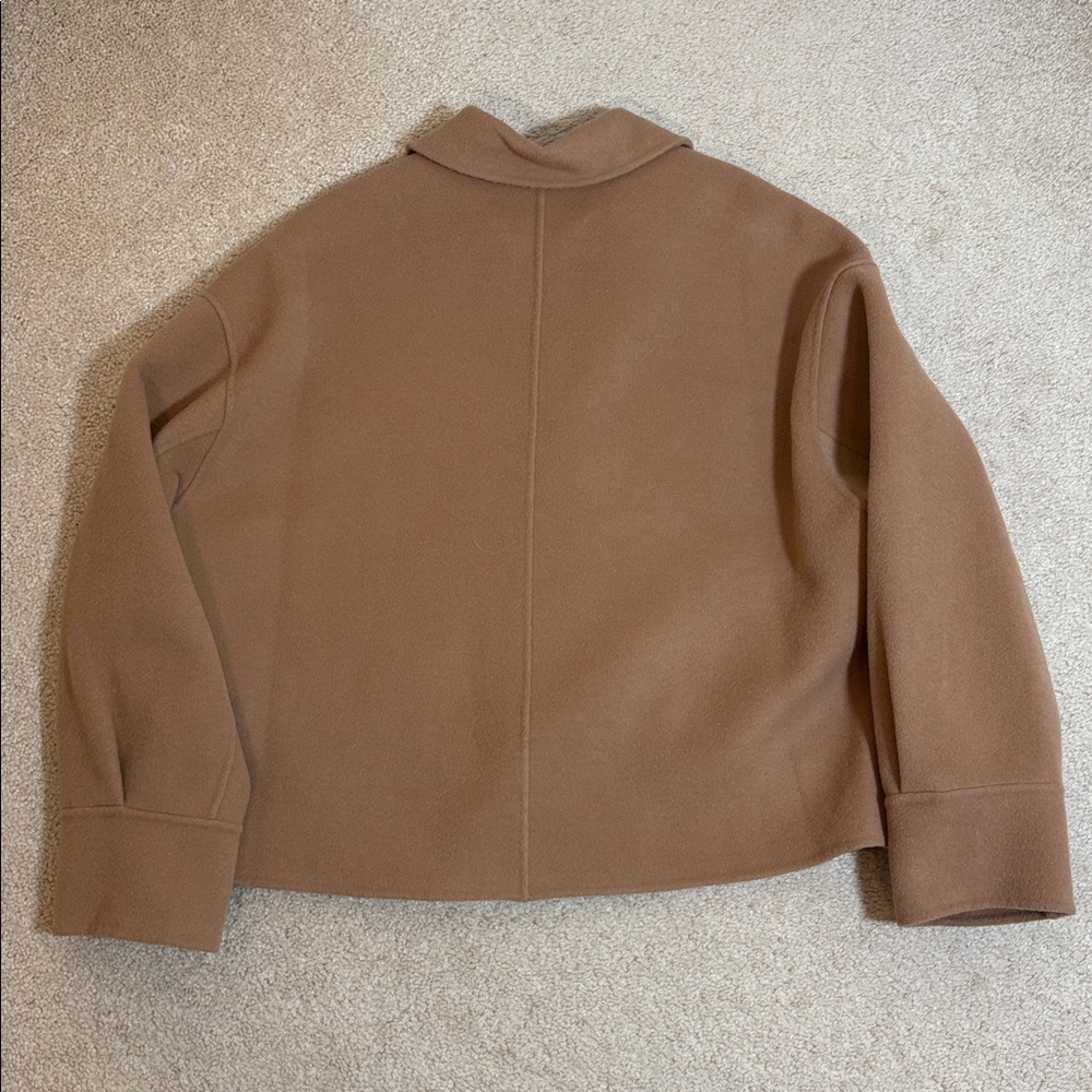 Sezane Mia Camel Wool Jacket - Size US 4 - NWT - Picture 9 of 9